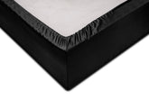 Hoeslaken Satinado Night Black - 100% Katoen-Satijn